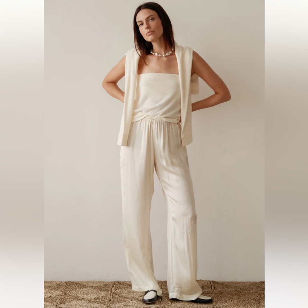 DONNI. The Silky Simple Pants